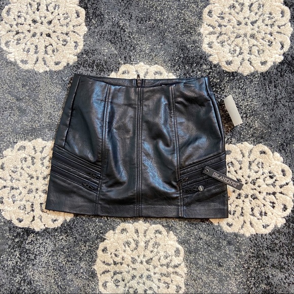 Blank NYC Dresses & Skirts - Blank NYC black leather mini skirt